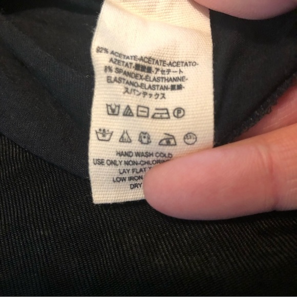 FREE People Black Lace Tank Sleeveless Dress Size Small Cutout Back 30” Floral - Picture 5 of 7